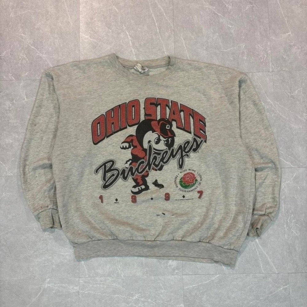 1997 Ohio State Buckeyes grey crewneck sweatshirt #college #sweatshirt